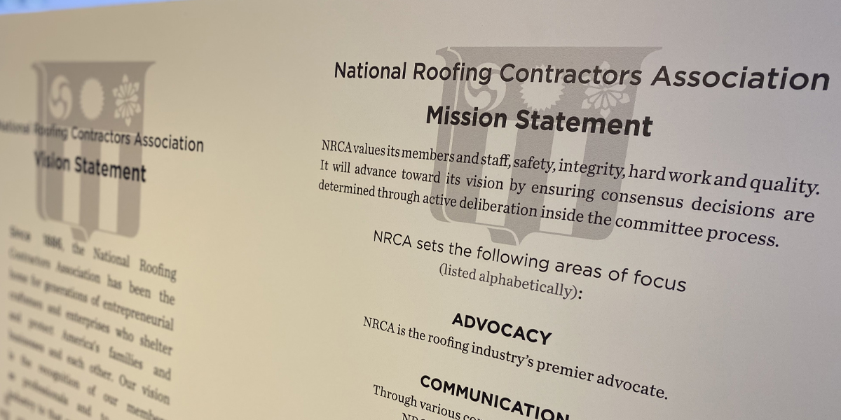 NRCA Strategy and Values